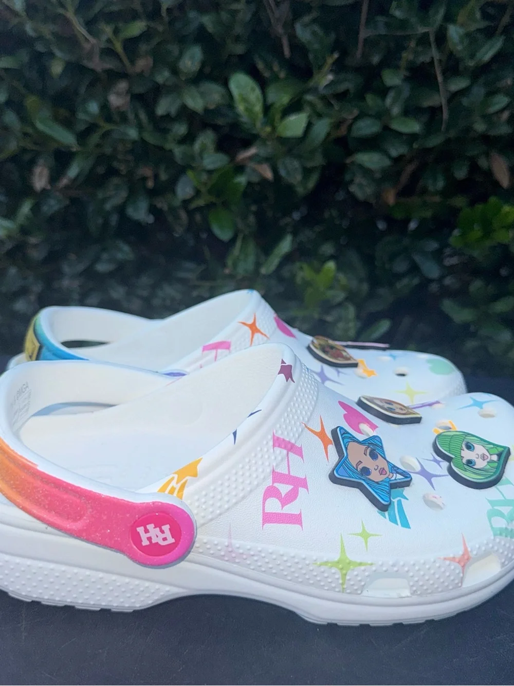 CROCS Rainbow High Classic Clogs Size J4